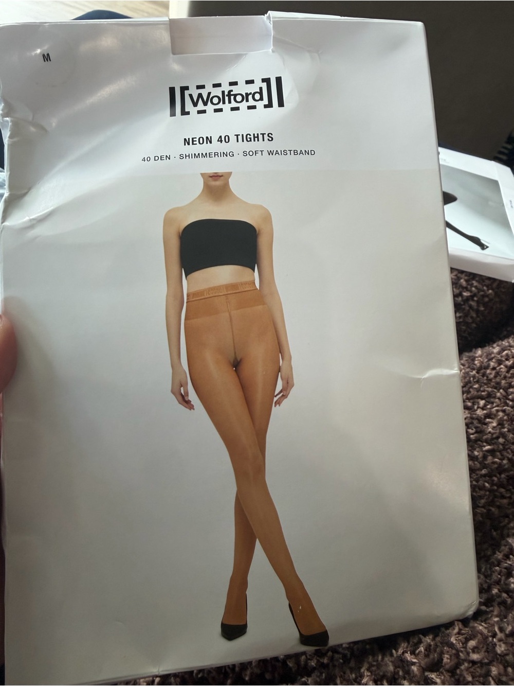 Wolford Neon 40 Tights| 40 Den| Nearly Black| Med